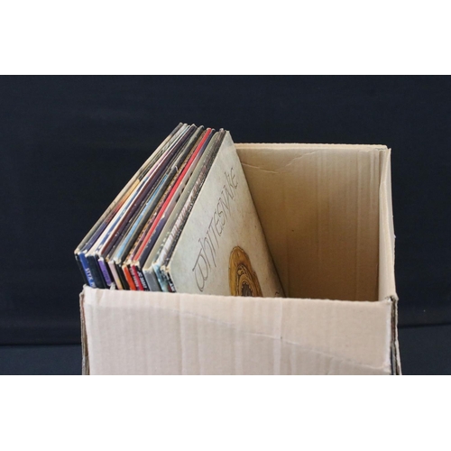 1001 - Vinyl - 35 Rock LPs including Led Zeppelin (II & III), Uriah Heep x 2, Queen x 4, Thin Lizzy x 7, Wi... 