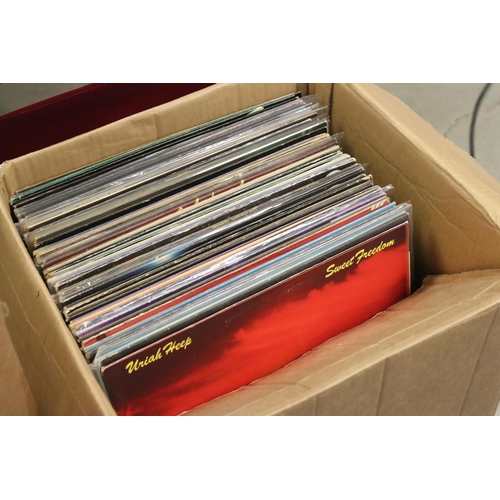 1002 - Vinyl - Approx 70 rock & metal LPs including Krokus, Sabbat, Motorhead, Uriah Heep, Nazareth, Rainbo... 