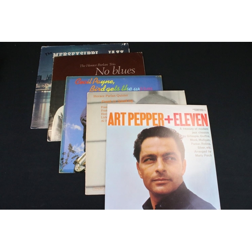 1025 - Vinyl - Over 80 Jazz LPs including Art Pepper, Carl Perkins, Oscar Peterson,Toshiko Akiyoshi, Oscar ... 