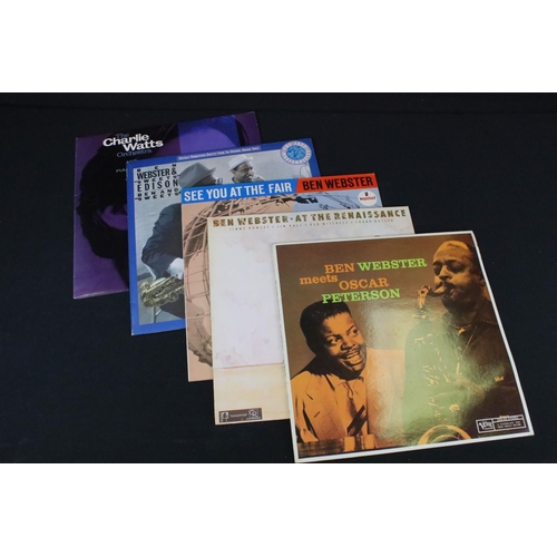 1038 - Vinyl - Over 80 Jazz LPs including Ben Webster, Oscar Peterson, Charlie Watts Orchestra, Don Wilkers... 