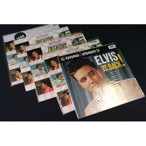 846 - Vinyl - Over 70 Elvis Presley LPs spanning his career including ltd editions, sealed examples, with ... 