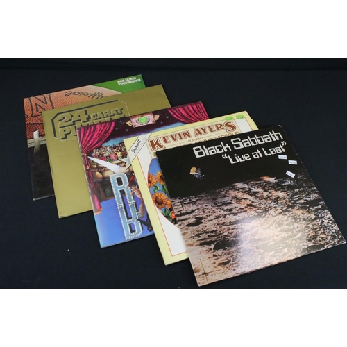 850 - Vinyl - Over 60 Rock & Pop LPs including gold stamped promos and factory samples including Black Sab... 