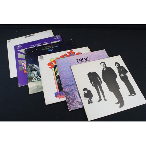 855 - Vinyl - Over 60 Rock & Pop LPs including gold stamped promos and factory samples including Focus, Ye... 