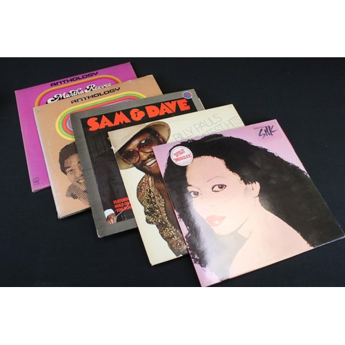 857 - Vinyl - Over 60 Soul / Funk / Disco LPs including gold stamped promos and factory samples including ... 