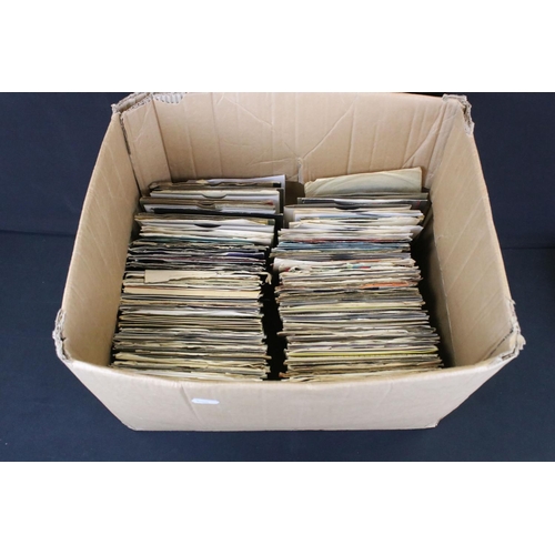 899 - Vinyl - Approximately 250 7” singles spanning genres and decades to include: Nirvana (Vertigo swirl)... 