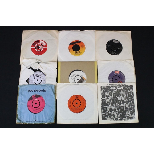 899 - Vinyl - Approximately 250 7” singles spanning genres and decades to include: Nirvana (Vertigo swirl)... 