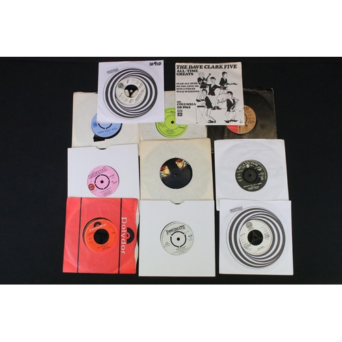 899 - Vinyl - Approximately 250 7” singles spanning genres and decades to include: Nirvana (Vertigo swirl)... 