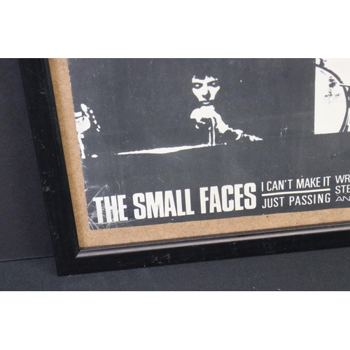 1094 - Memorabilia - The Small Faces - Original 1967 Decca promo poster for the single I Can't Make It.  Me... 