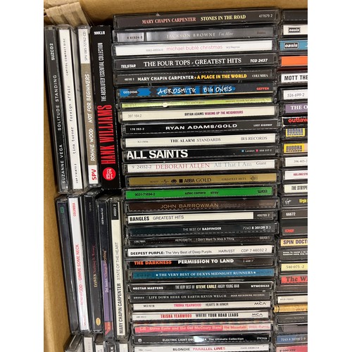 1137A - CDs - Approx 300 Rock & Pop CDs including Oasis, Led Zeppelin, Kings Of Leon, White Stripes, Bob Mar... 