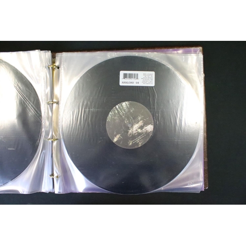 49A - Vinyl – Aphex Twin AFX Analord Series with binder.  Includes all 11 records in the binder.  Also inc... 