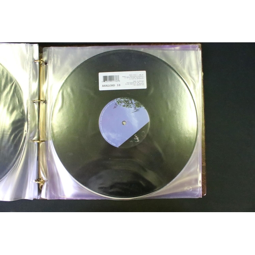 49A - Vinyl – Aphex Twin AFX Analord Series with binder.  Includes all 11 records in the binder.  Also inc... 