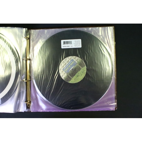 49A - Vinyl – Aphex Twin AFX Analord Series with binder.  Includes all 11 records in the binder.  Also inc... 