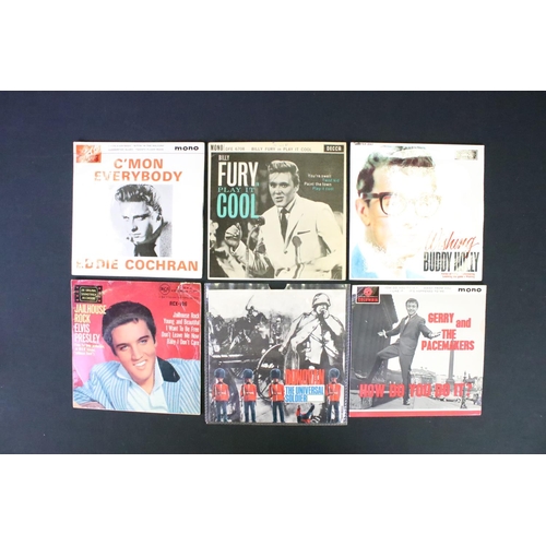 953A - Vinyl - 12 UK pressing EPs to include Eddie Cochran, Billy Fury, Elvis Presley, Donovan, Freddie & T... 