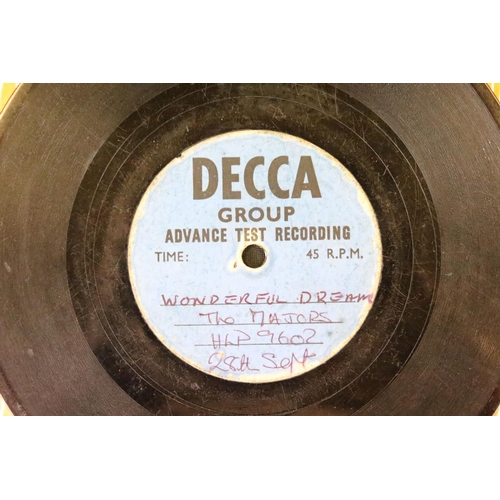 966A - Vinyl - The Majors Wonderful Dreams Decca Recording Group Advance Test acetate