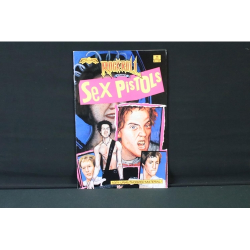 1108 - Memorabilia - Rock N Roll Comics The Sex Pistols August 1990 edition