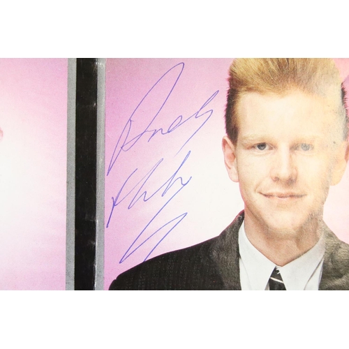 1114 - Memorabilia & Autographs - Depeche Mode 1982 tour programme signed by all three members Dave Gahan, ... 