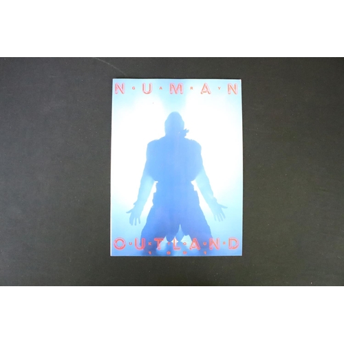 1129 - Memorabilia - 7 Gary Numan tour programmes