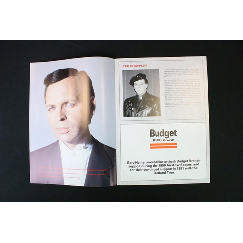 1129 - Memorabilia - 7 Gary Numan tour programmes