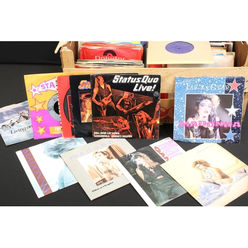 280 - Vinyl - Over 200 Rock / Pop, mainly 1970’s 7” singles including foreign pressings to include: The Mo... 