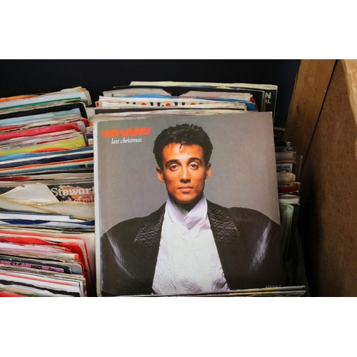 283 - Vinyl - Over 200 Rock / Pop, mainly 1970’s / 1980’s 7” singles including foreign pressings and promo... 