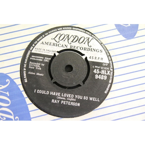 286 - Vinyl - Over 100 singles on London Records, Including Rockabilly, Rock ‘N’ Roll, Beat and Pop. Condi... 