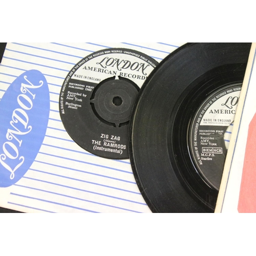 286 - Vinyl - Over 100 singles on London Records, Including Rockabilly, Rock ‘N’ Roll, Beat and Pop. Condi... 