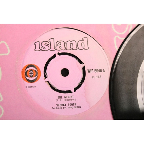 296 - Vinyl - 34 7” singles on Island Records, mainly Pink labels, or Pink Rim labels to include: Bob Marl... 