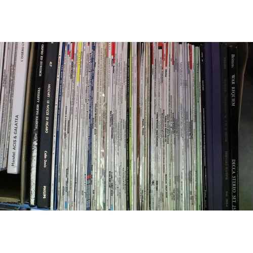 1075 - Vinyl -  Large collection mainly classical LPs in four boxes including Stereo examples, ED1's and ot... 