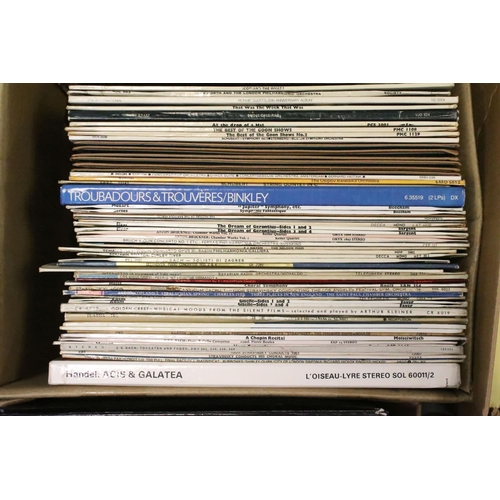 1075 - Vinyl -  Large collection mainly classical LPs in four boxes including Stereo examples, ED1's and ot... 