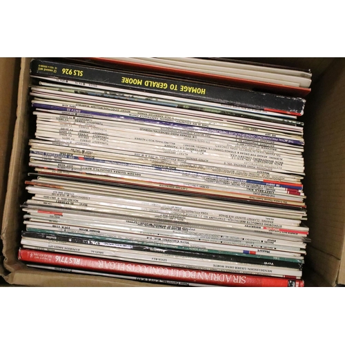 1075 - Vinyl -  Large collection mainly classical LPs in four boxes including Stereo examples, ED1's and ot... 