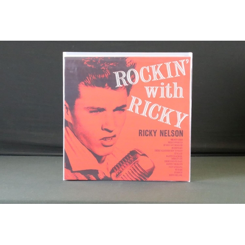 866 - Vinyl - Over 70 Rock & Roll / Rockabilly LPs including Ronnie Hawkins, Ricky Nelson, Roy Orbison, To... 