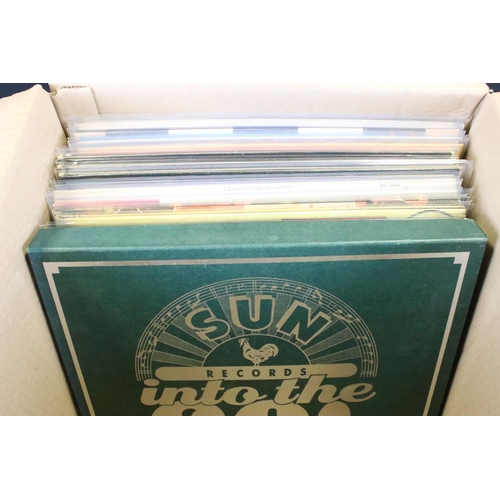 869 - Vinyl - 23 Rockabilly & Rock & Roll compilations and Sun Records Into The 60's 8 LP box set (SUN BOX... 