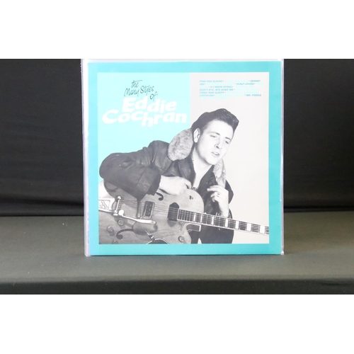 874 - Vinyl - Over 70 Eddie Cochran LPs spanning his career including original pressings, reissues, and fo... 