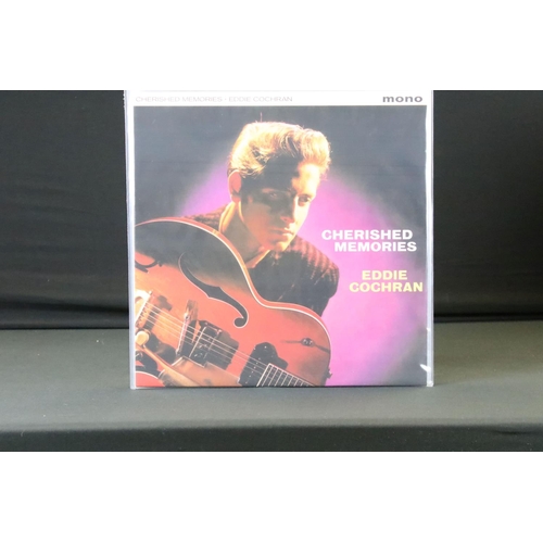 874 - Vinyl - Over 70 Eddie Cochran LPs spanning his career including original pressings, reissues, and fo... 