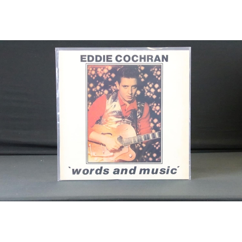 874 - Vinyl - Over 70 Eddie Cochran LPs spanning his career including original pressings, reissues, and fo... 