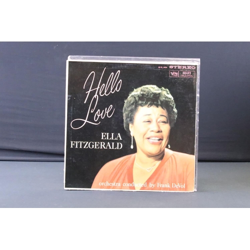 890 - Vinyl - Approx 50 Ella Fitzgerald LPs spanning her career.  Condition varies throughout.