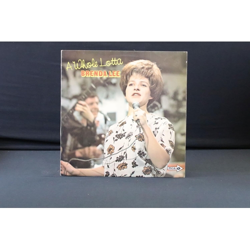 894 - Vinyl - Approx 30 Brenda Lee LPs spanning her career.  Condition varies