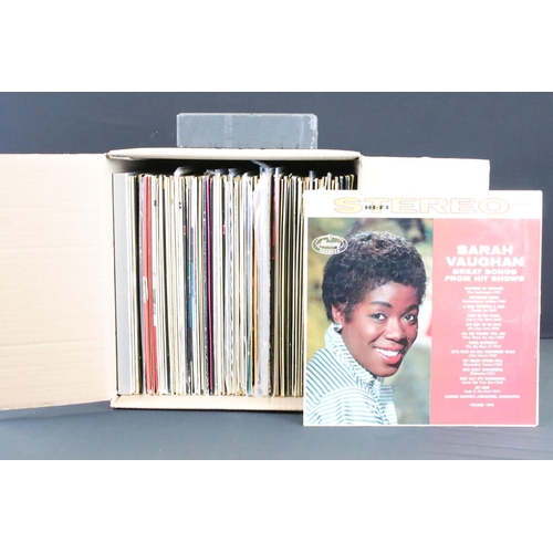 895 - Vinyl - Approx 70 Jazz LPs featuring female vocalists including Dinah Washington, Dakota Staton, Peg... 