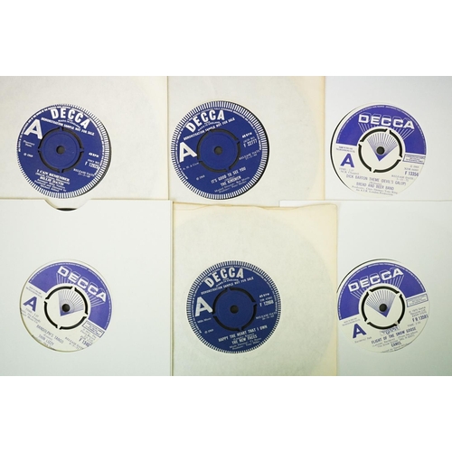 967 - Vinyl - 7 Original UK Demo Promo 7” singles on Decca Records to include: Bread And Beer Band (F 1335... 