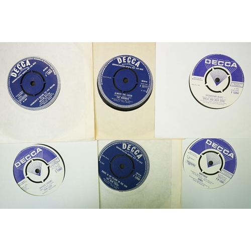 967 - Vinyl - 7 Original UK Demo Promo 7” singles on Decca Records to include: Bread And Beer Band (F 1335... 