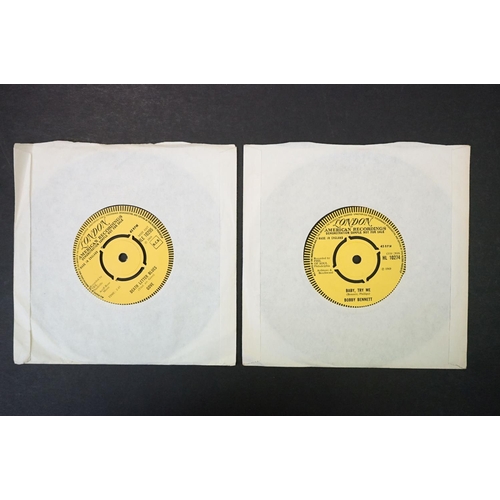 969 - Vinyl - 6 Original UK Demo / Promo 7” singles on London & CBS Records to include: Onyx (CBS 4635), E... 