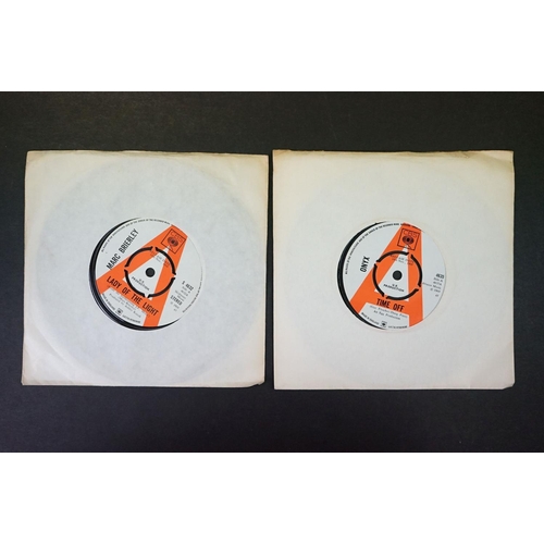 969 - Vinyl - 6 Original UK Demo / Promo 7” singles on London & CBS Records to include: Onyx (CBS 4635), E... 