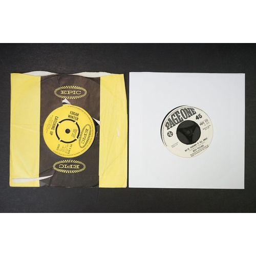 970 - Vinyl & Autograph - 9 Original UK Demo Promo 7” singles to include: Guess Who? (7N 25305), Quiet Wor... 