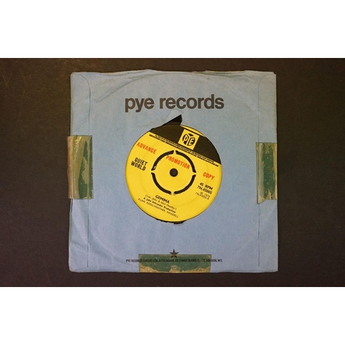 970 - Vinyl & Autograph - 9 Original UK Demo Promo 7” singles to include: Guess Who? (7N 25305), Quiet Wor... 