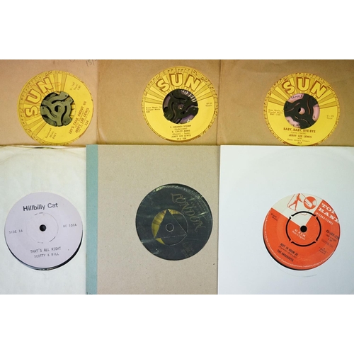 972 - Vinyl - 29 Rockabilly / Rock ’N’ Roll UK press singles including Demos / Promos to include: Billy Ha... 