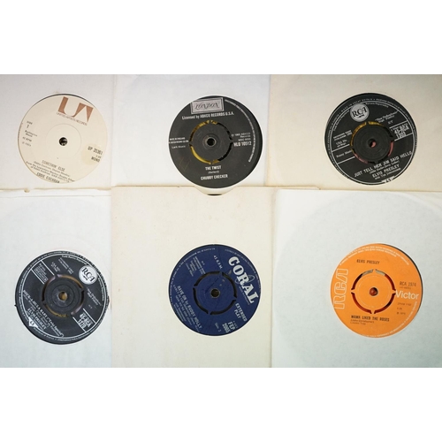 972 - Vinyl - 29 Rockabilly / Rock ’N’ Roll UK press singles including Demos / Promos to include: Billy Ha... 