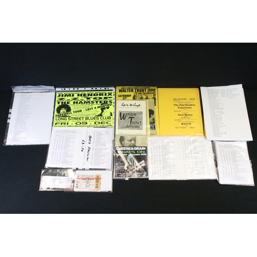 1100 - Memorabilia - Collection of tickets and flyers for local Bristol and Wiltshire venues plus stubs for... 