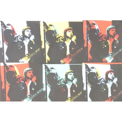 1136 - Memorabilia - 3 rare Oasis promo only items to include: Oasis Andy Warhol Pop Art Familiar To Millio... 