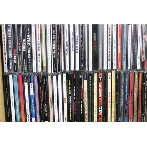 1137A - CDs - Approx 300 Rock & Pop CDs including Oasis, Led Zeppelin, Kings Of Leon, White Stripes, Bob Mar... 