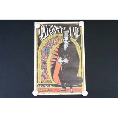 1079 - Music Poster - Original Mouse Studios designed Jefferson Airplane poster live at Fillmore November 6... 